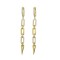 AER171 | 925 Silver 14ct Gold Plated CZ Set Earrings