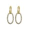 AER176 | 925 Silver 14ct Gold Plated CZ Set Earrings