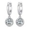 AER183 | 925 Silver Solitaire Drop Earrings