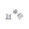 AES056A | 925 Silver 6mm CZ Set Studs Square