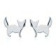 AES146 | 925 Silver Cat Stud Earrings