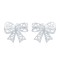 AES147 | 925 Silver Bow Stud Earrings