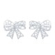 AES147 | 925 Silver Bow Stud Earrings