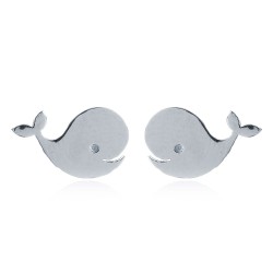 AES149 | 925 Silver Dolphin Studs