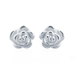 AES150 | 925 Silver Rose Stud Earrings