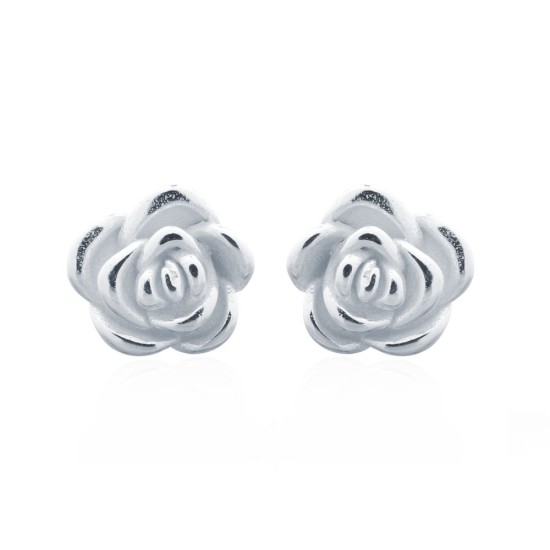 AES150 | 925 Silver Rose Stud Earrings