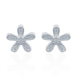 AES151 | 925 Silver Stud Earrings - CZ Set