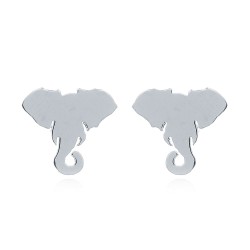 AES152 | 925 Silver Elephant Stud Earrings