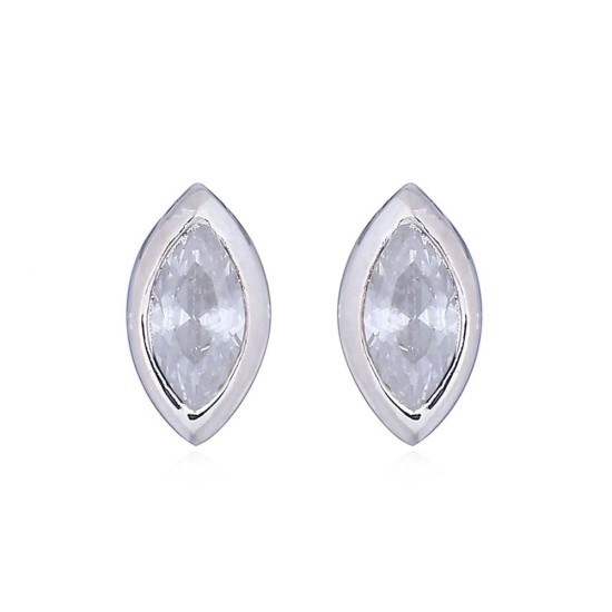 AES153 | 925 Silver Marquise CZ Set Studs