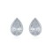 AES157 | 925 Silver CZ Set Tear Drop Studs