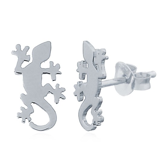 AES159 | 925 Silver Lizzard Stud Earrings