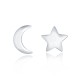 AES161 | 925 Silver Moon & Star Stud Earrings