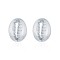 AES164 | 925 Silver Coffee Bean Stud Earrings