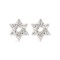 AES175 | 925 Silver Rhodium Plated CZ Set Star of David Studs