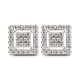 AES178 | 925 Silver Rhodium Plated CZ Set Studs