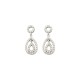 AES180 | 925 Silver Rhodium Plated CZ Set Drops