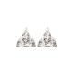 AES186 | 925 Silver Rhodium Plated CZ Set Studs