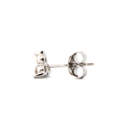 AES186 | 925 Silver Rhodium Plated CZ Set Studs