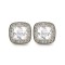 AES192 | 925 Silver Rhodium Plated CZ Set Studs