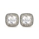 AES192 | 925 Silver Rhodium Plated CZ Set Studs