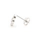 AES193 | 925 Silver Rhodium Plated CZ Set Studs