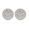 AES195 | 925 Silver Rhodium Plated CZ Set Studs