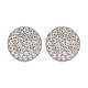 AES195 | 925 Silver Rhodium Plated CZ Set Studs