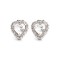 AES198 | 925 Silver Rhodium Plated CZ Set Studs