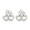 AES199 | 925 Silver Rhodium Plated CZ Set Studs