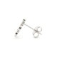 AES200 | 925 Silver Rhodium Plated CZ Set Studs