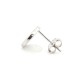 AES202 | 925 Silver Rhodium Plated CZ Set Studs