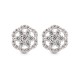 AES204 | 925 Silver Rhodium Plated CZ Set Studs