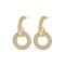 AES209 | 925 Silver 14ct Gold Plated CZ Set Studs