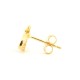 AES210 | 925 Silver 14ct Gold Plated CZ Set Studs