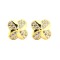 AES212 | 925 Silver 14ct Gold Plated CZ Set Studs