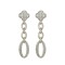 AES247 | 925 Silver 14ct Gold Plated CZ Set Stud Drop Earrings