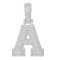 AIN001-A | 925 Silver CZ Set Initial A
