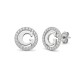 925 Sterling Silver CZ Letter G Pendant Set