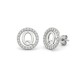 925 Sterling Silver CZ Letter Q Pendant Set