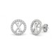 925 Sterling Silver CZ Letter X Pendant Set