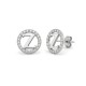 925 Sterling Silver CZ Letter Z Pendant Set