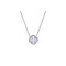 ANC072 | 925 Silver Rhodium Clover Necklace MOP