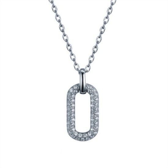 ANC086 | 925 Silver Rhodium Plated CZ Set