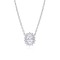 ANC090 | 925 Silver Rhodium Plated CZ Set Princess Kate Necklace