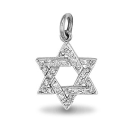 APD057 | JN Jewellery 925 Silver Cubic Zirconia Star Of David