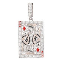 APD174 | 925 Silver CZ Set King Of Diamonds Pendant