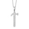 APD195 | 925 Silver CZ Set Hammer Pendant