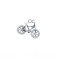 APD200 | 925 Silver CZ Set Bicycle Pendant