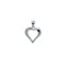 APD207 | 925 Silver CZ Set Heart pendant