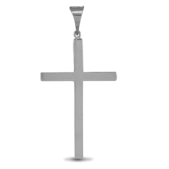 APX010 | 925 Sterling Silver Solid Stamped Cross